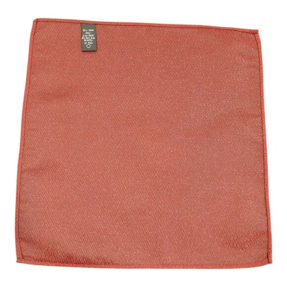 MEN'S LARR BRIO STARLIGHT LAME SPARKLY METALLIC JACQUARD FABRIC POCKET SQUARE. - Picture 3 of 5